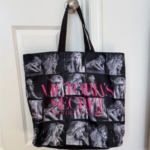 Victoria's Secret limited-edition Bombshell tote bag large angel photo collage
